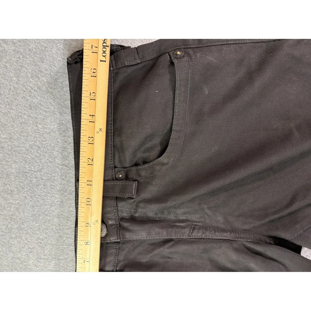 True Religion Geno Relaxed Slim Black Jeans Mens 30 Stretch MDAE08N41C